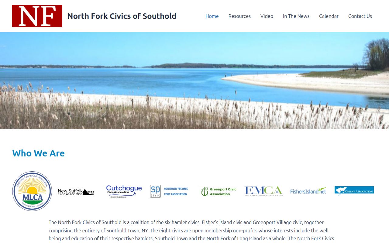 Suffolk County neighbors view of the North Fork Civics public association directory